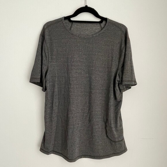 Lululemon Men's Crew Neck Activewear T-Shirt Gray Size Small - Picture 2 of 8